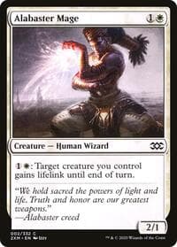 Alabaster Mage - Double Masters - Magic: The Gathering card