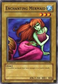 Enchanting Mermaid - The Legend of Blue Eyes White Dragon - YuGiOh card