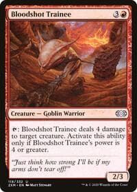 Bloodshot Trainee - Double Masters - Magic: The Gathering card