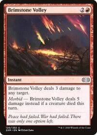 Brimstone Volley - Double Masters - Magic: The Gathering card