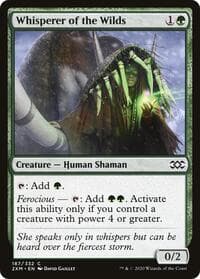 Whisperer of the Wilds - Double Masters - Magic: The Gathering card