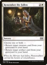 Remember the Fallen - Double Masters - Magic: The Gathering card