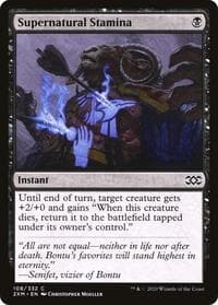 Supernatural Stamina - Double Masters - Magic: The Gathering card