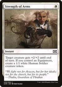 Strength of Arms - Double Masters - Magic: The Gathering card