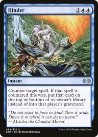 Hinder - Double Masters - Magic: The Gathering card