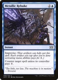 Metallic Rebuke - Double Masters - Magic: The Gathering card