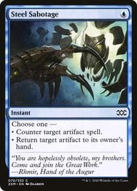 Steel Sabotage - Double Masters - Magic: The Gathering card