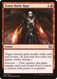 Temur Battle Rage - Double Masters - Magic: The Gathering card