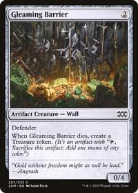 Gleaming Barrier - Double Masters - Magic: The Gathering card