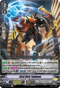 Kick Kick Typhoon - V-SS03: Festival Collection - Cardfight Vanguard card