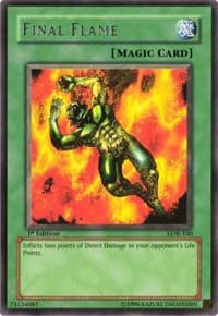 Final Flame - The Legend of Blue Eyes White Dragon - YuGiOh card