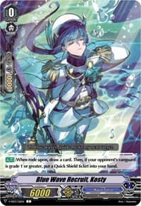 Blue Wave Recruit, Kosty - V-SS03: Festival Collection - Cardfight Vanguard card