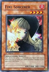Fire Sorcerer - Labyrinth of Nightmare - YuGiOh card