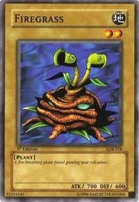 Firegrass - The Legend of Blue Eyes White Dragon - YuGiOh card