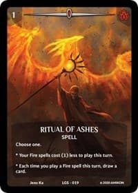 Ritual of Ashes (Full Art) - Argent Saga Promos - Argent Saga TCG card