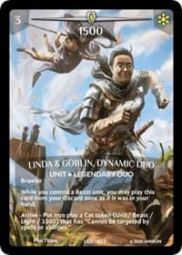 Linda & Goblin, Dynamic Duo (Full Art) - Argent Saga Promos - Argent Saga TCG card