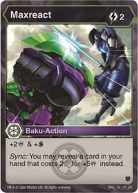 Maxreact - Armored Elite - Bakugan TCG card