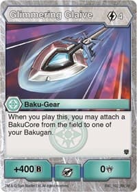 Glimmering Glaive - Armored Elite - Bakugan TCG card
