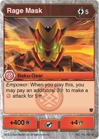 Rage Mask - Armored Elite - Bakugan TCG card