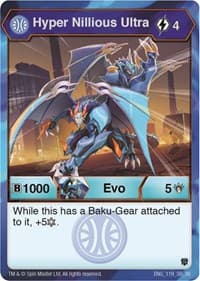 Hyper Nillious Ultra - Armored Elite - Bakugan TCG card