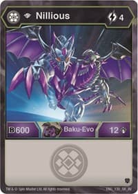 Diamond Nillious - Armored Elite - Bakugan TCG card