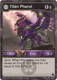 Titan Pharol (136) - Armored Elite - Bakugan TCG card