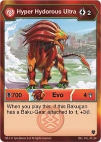 Hyper Hydorous Ultra (145) - Armored Elite - Bakugan TCG card