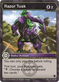 Razor Tusk - Armored Elite - Bakugan TCG card