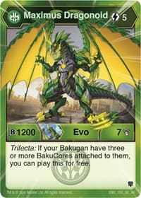 Maximus Dragonoid - Armored Elite - Bakugan TCG card