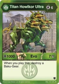 Titan Howlkor Ultra - Armored Elite - Bakugan TCG card