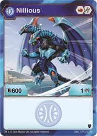 Nillious - Armored Elite - Bakugan TCG card