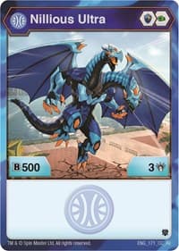 Nillious Ultra - Armored Elite - Bakugan TCG card