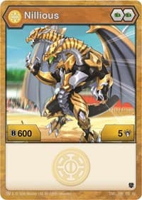 Nillious (186) - Armored Elite - Bakugan TCG card