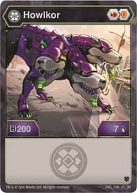 Howlkor (198) - Armored Elite - Bakugan TCG card