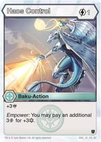 Haos Control - Armored Elite - Bakugan TCG card