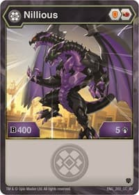 Nillious (203) - Armored Elite - Bakugan TCG card
