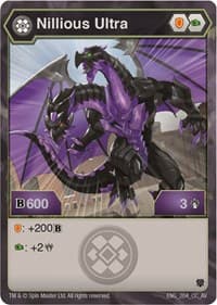 Nillious Ultra (204) - Armored Elite - Bakugan TCG card
