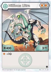 Nillious Ultra (224) - Armored Elite - Bakugan TCG card