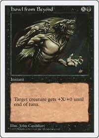 Howl from Beyond - Fifth Edition - Magic: The Gathering card