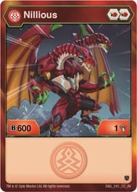 Nillious (241) - Armored Elite - Bakugan TCG card