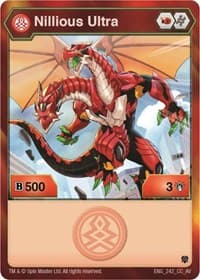 Nillious Ultra (242) - Armored Elite - Bakugan TCG card