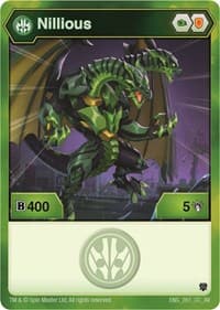 Nillious (261) - Armored Elite - Bakugan TCG card