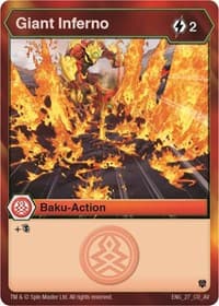 Giant Inferno - Armored Elite - Bakugan TCG card