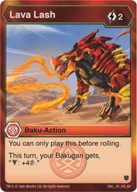 Lava Lash - Armored Elite - Bakugan TCG card