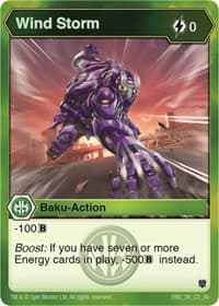 Wind Storm - Armored Elite - Bakugan TCG card