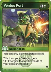 Ventus Fort - Armored Elite - Bakugan TCG card