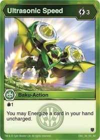 Ultra Sonic Speed - Armored Elite - Bakugan TCG card