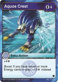Aquos Crest - Armored Elite - Bakugan TCG card