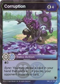 Corruption - Armored Elite - Bakugan TCG card