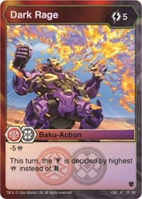 Dark Rage - Armored Elite - Bakugan TCG card